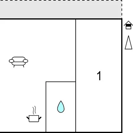 דירה One-bedroom In *